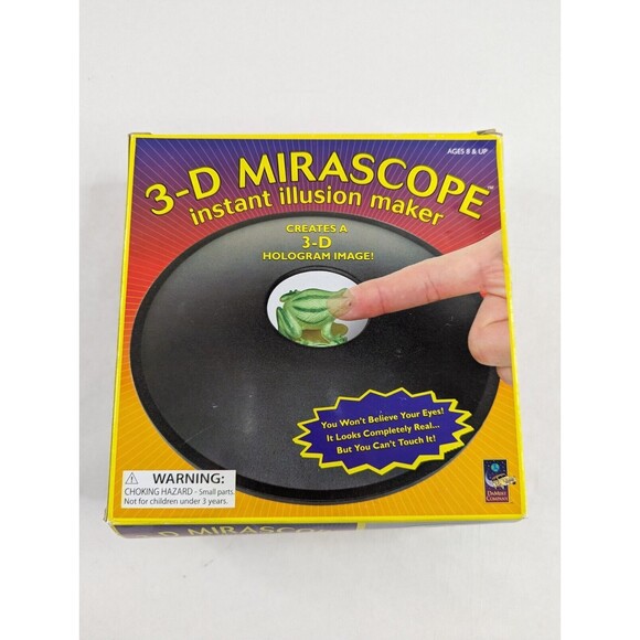 3-D Mirascope Instant Optical Illusion Maker Hologram‎ Maker Science Toy Frog - Picture 1 of 10